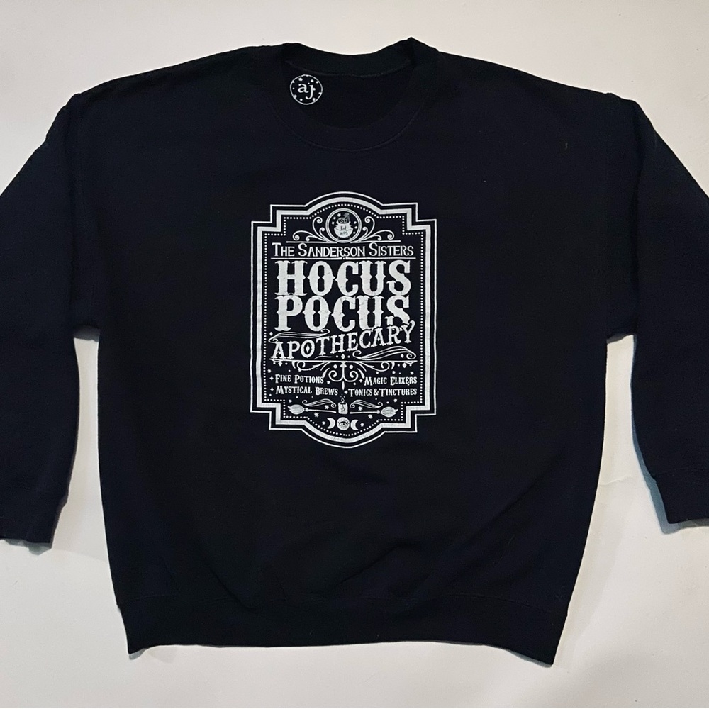Black Hocus Pocus Graphic Sweatshirt